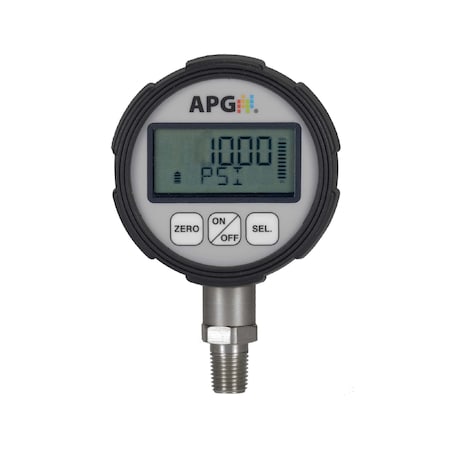 Digital Pressure Gauge, Range 0-1000 PSI